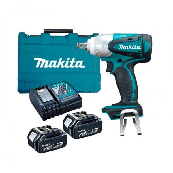 Аккумуляторный ударный гайковерт Makita DTW251RME, 2 акб BL1840, з/у DC18RC, кейс DTW251RME фото