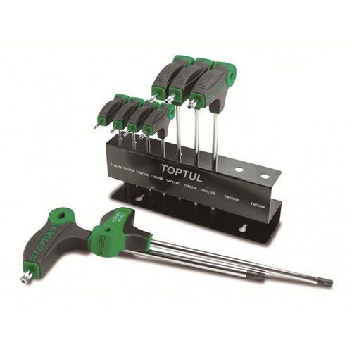 Набір ключів TORX з ручкою L-обр. TOPTUL T10-T50 9од. GAAX0901 1013893490 фото