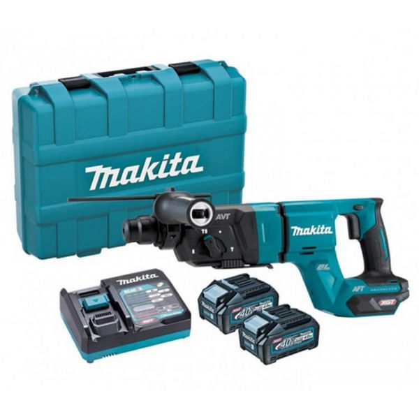 Акумуляторний перфоратор Makita XGT 40 V MAX HR007GM201 в кейсі з 2 акб 4 Ah, з/п DC40RA HR007GM201 фото