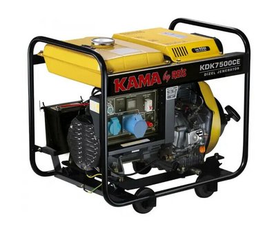 Дизельний генератор KAMA KDK7500CE KDK 7500 CE фото