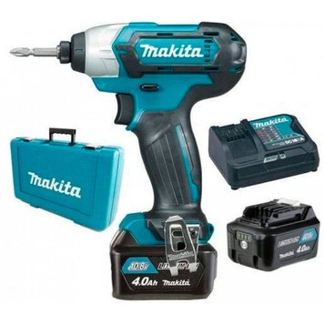 Аккумуляторный ударный шуруповерт Makita TD110DSME, 2 акб BL1040B, з/у DC10SA, кейс TD110DSME фото