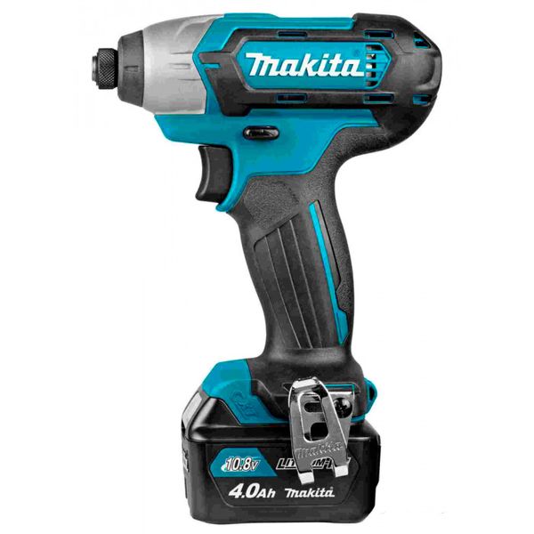 Акумуляторний ударний шуруповерт Makita TD110DSME, 2 акб BL1040B, з/п DC10SA, кейс TD110DSME фото