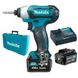 Аккумуляторный ударный шуруповерт Makita TD110DSME, 2 акб BL1040B, з/у DC10SA, кейс TD110DSME фото 1