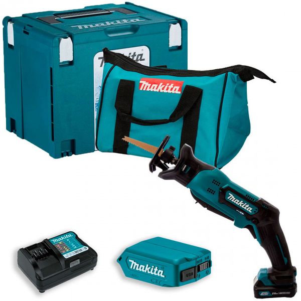 Акумуляторна ножівка Makita JR103DWAX6, 1 акб 2 Ah, з/п JR103DWAX6 фото