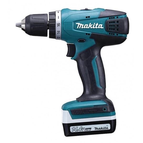 Аккумуляторная дрель-шуруповерт Makita DF347D001 в кейсе с 2 акб 14.4V 1.5 Аh, з/у DF347D001 фото