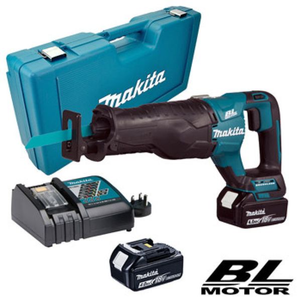 Аккумуляторная ножовка Makita DJR187RME, 2 акб 4 Ah BL1840, з/у DC18RC DJR187RME фото