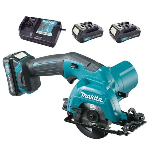 Акумуляторна дискова пила Makita HS301DWYE, 2 акб HS301DWYE фото