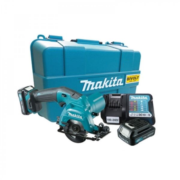 Аккумуляторная дисковая пила Makita HS301DWYE, 2 акб HS301DWYE фото