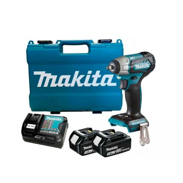 Аккумуляторный ударный гайковерт Makita DTW180RFE, 2 акб BL1830, з/у DC18RC, кейс DTW180RFE фото