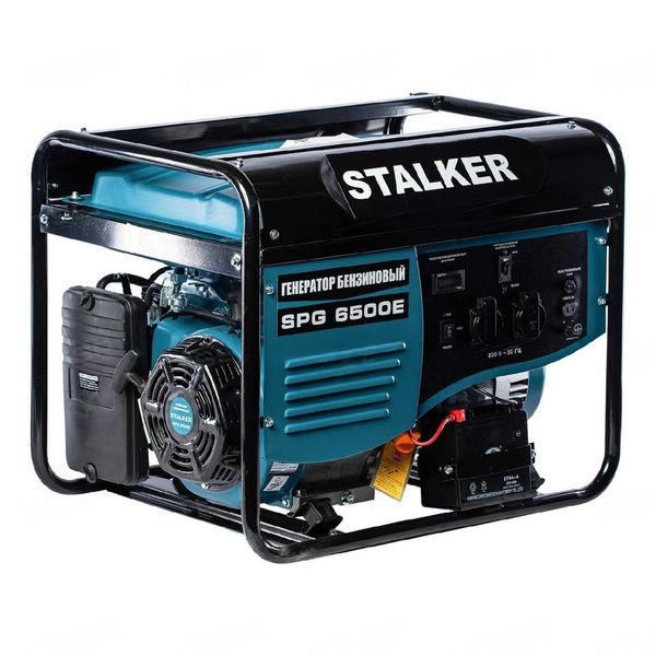 Бензиновий генератор SPG 6500E Stalker 4,5 кВт SPG6500E фото